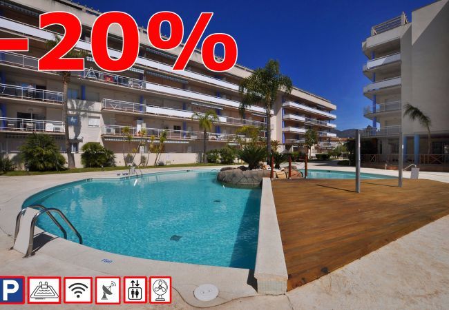 Appartement à Rosas / Roses - 1116 PORT CANIGO gran terraza